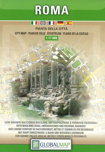 Roma : pianta della citta Litografia Artistica Cartografica