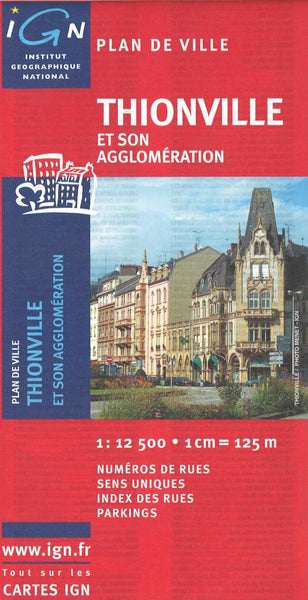Thionville City Map Institut Geographique National