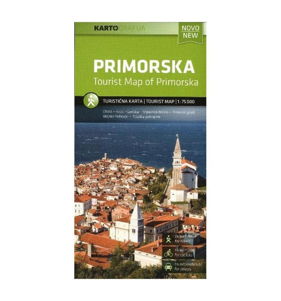 Primorska : tourist Map of Primorska : 1:75 000 = Primorska : turistina karta : 1:75 000 Kartografija