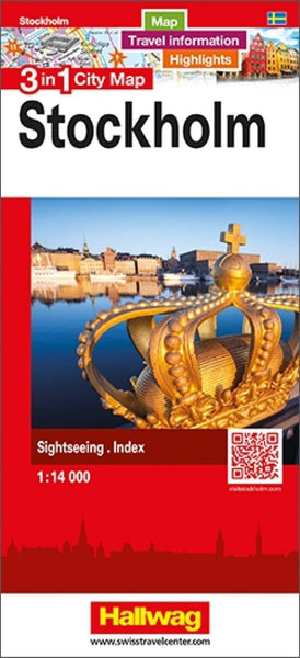 Stockholm : 3 in 1 city map Hallwag Kummerly Frey AG