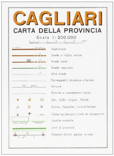 Cagliari : carta della provincia Litografia Artistica Cartografica