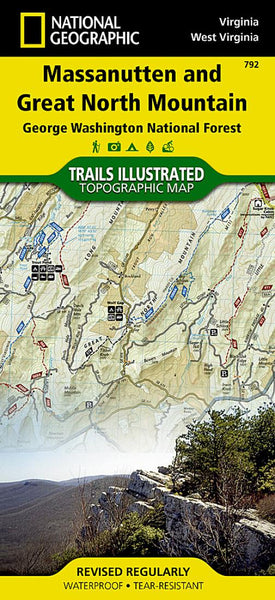 Massanutten and Great North Mountain : George Washington National Forest National Geographic Maps
