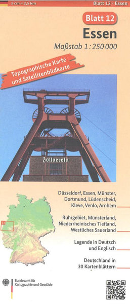 Essen 1:250 000, blatt 12 Bundesamt für Kartographie und Geodäsie