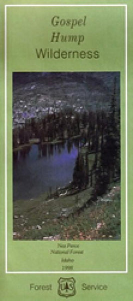 Gospel Hump Wilderness - Nez Perce National Forest Map United States Forest Service