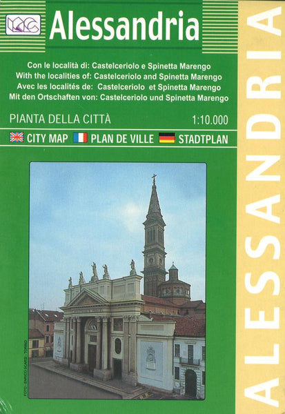 Alessandria : pianta della citta : 1:10.000 Litografia Artistica Cartografica