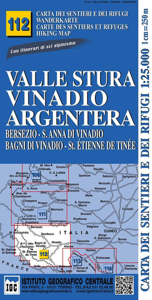 Valle Stura Vinadio Argentera Istituto Geografico Centrale S.R.L.