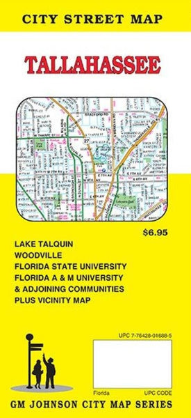 Tallahassee : city street map GM Johnson