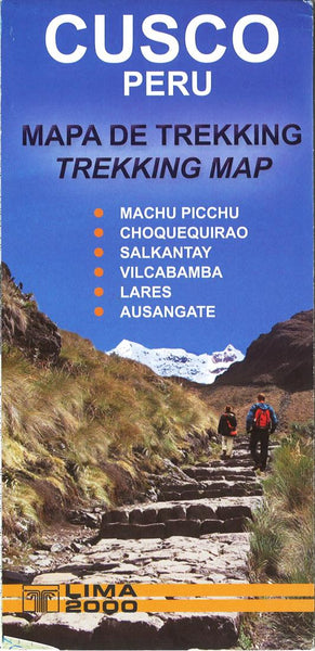 Cusco, Peru : Trekking Map Lima 2000