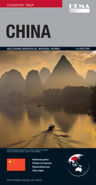 China : country map Hema Maps