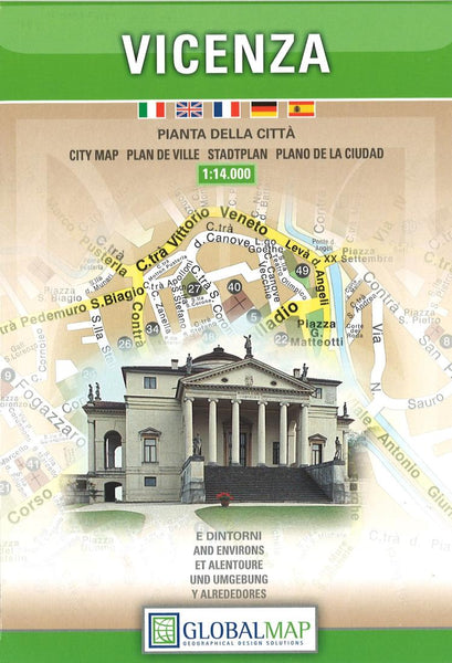 Vicenza : pianta della citta Litografia Artistica Cartografica