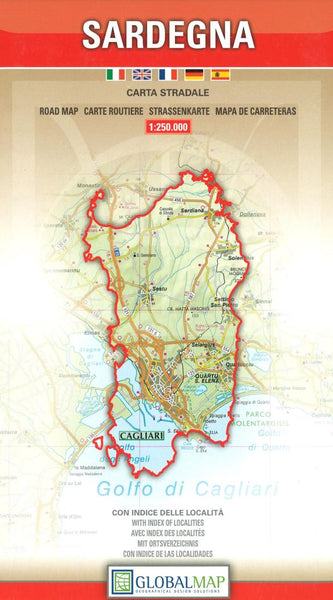 Sardegna : carta stradale Litografia Artistica Cartografica
