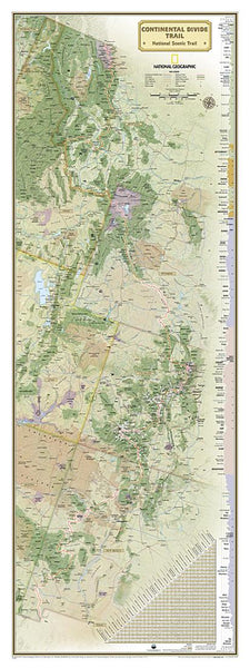 Continental Divide Trail [laminated] National Geographic Maps
