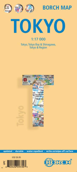 Tokyo, Japan Road Map Borch GmbH.