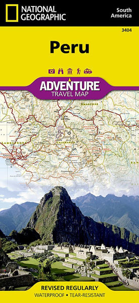 Peru Adventure Map 3404Peru Adventure Map 3404 National Geographic Maps