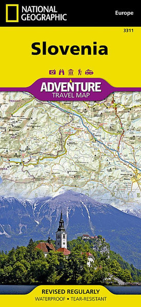 Slovenia Adventure Map 3311 National Geographic Maps