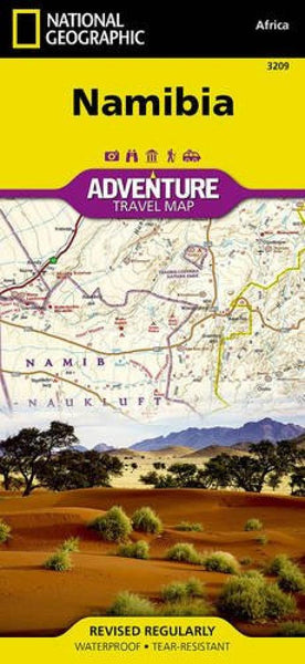 Namibia Adventure Map 3209 National Geographic Maps