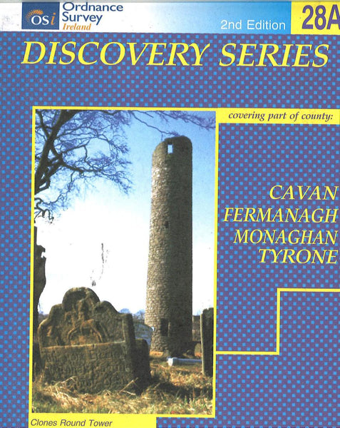 Cavan, Fermanagh, Monaghan, Tyrone Ireland Discovery Series #28A Ordnance Survey (Ireland)