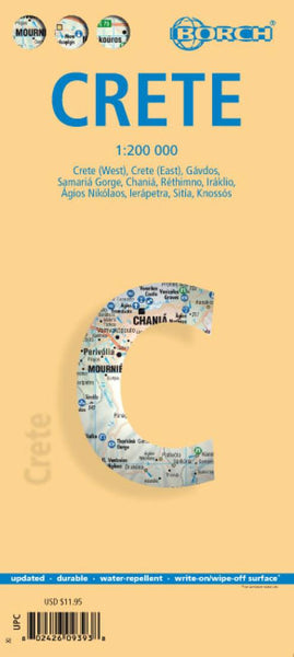 Crete : Crete (West), Crete (East), Gávdos, Samaría Gorge, Chanía, Réthimno, Iráklio, Ágios Nikolaos, Ierápetra, Sitía, Knossós Borch GmbH.