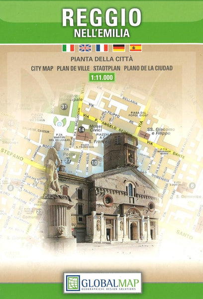 Reggio nellEmilia : pianta della citta Litografia Artistica Cartografica