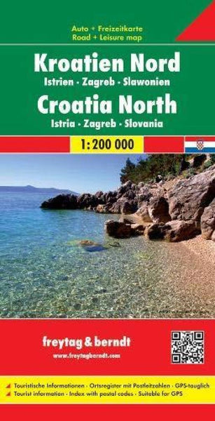 Kroatien nord : Istrien : Zagreb : Slawonien = Croatia north : Istria : Zagreb : Slovania Freytag & Berndt