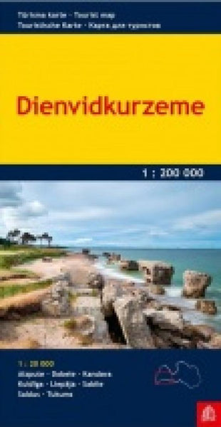 Dienvidkurzeme : trisma karte 1:200 000 = Dienvidkurzeme : tourist map 1:200 000 Jana Seta