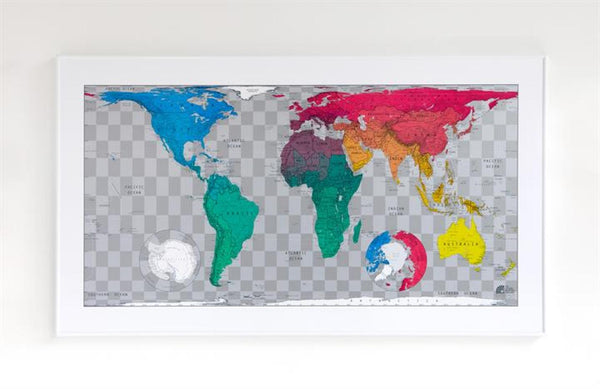 Future Map Version 3 World Map - Paper Future Map Company