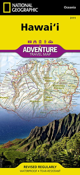 Hawaii Adventure Map 3111 National Geographic Maps