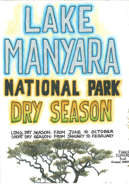 Lake Manyara National Park : dry season : wet season GT Maps