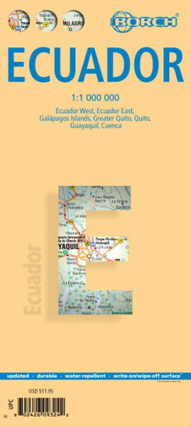 Ecuador Road Map Borch GmbH.