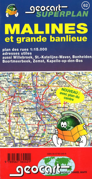 Mechelen en grote omgeving = Malines et grande banlieue Geocart
