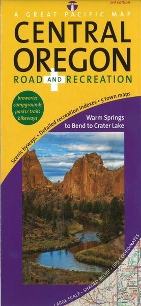 A great pacific map : Central Oregon Great Pacific Recreation & Travel Maps