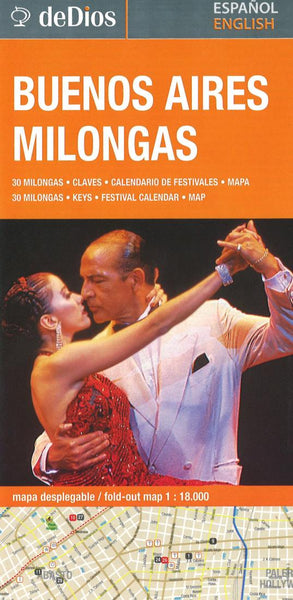 Buenos Aires Milongas Map deDios Editores