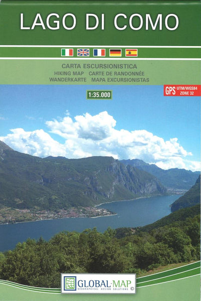 Lago di Como : hiking map : carta escursionistica Litografia Artistica Cartografica