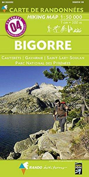 Bigorre - Randonee Pyrenees Sheet #4 Rando Editions