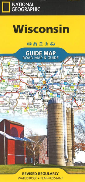 Wisconsin Guide Map National Geographic Maps
