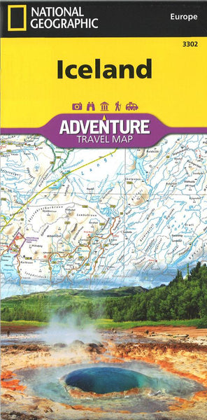 Iceland Adventure Map 3302 National Geographic Maps