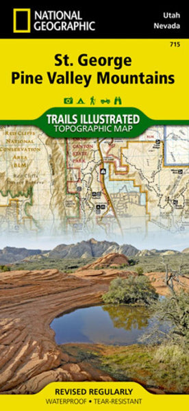St George : Pine Valley Mountains National Geographic Maps