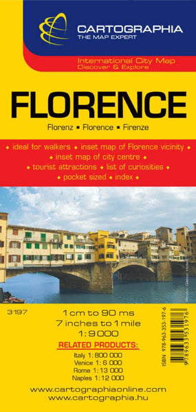 Florence City Map Cartographia