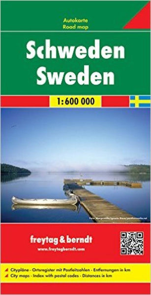 Sweden Road Map Freytag & Berndt