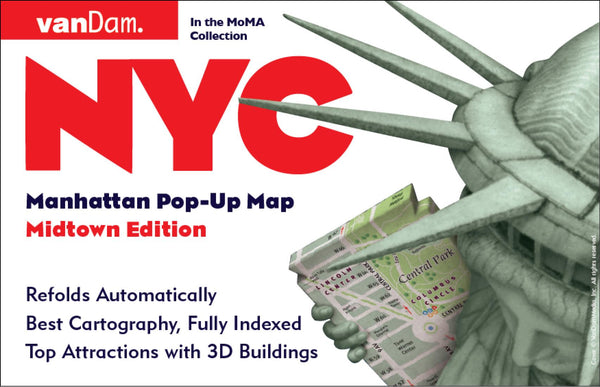 NYC : Manhattan pop-up map : midtown edition VanDam Maps