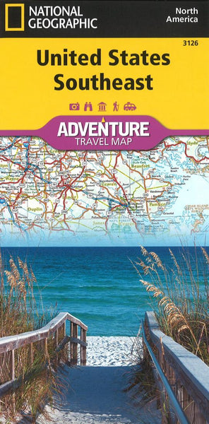 U.S. Southeast Adventure Map National Geographic Maps