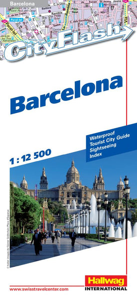 Barcelona : CityFlash Map Hallwag Kummerly Frey AG