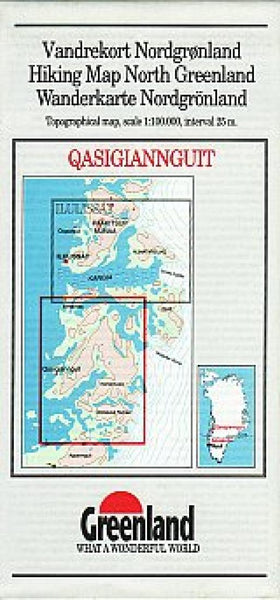 Qasigiannguit hiking map Greenland Tourism