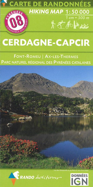 Pyrenees Hiking Map Sheet 8 - Cerdagne-Capcir Rando Editions