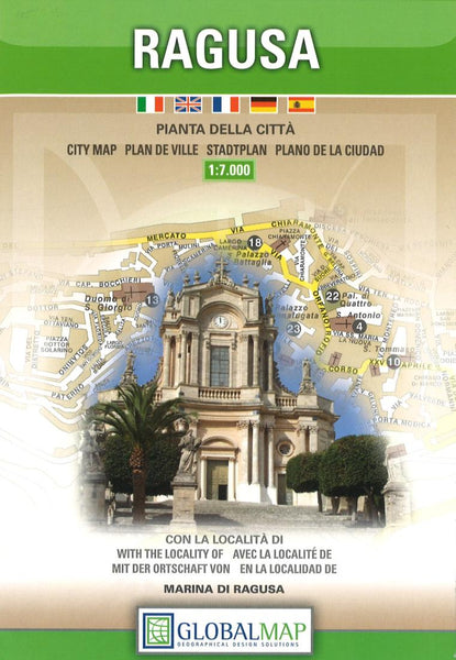 Ragusa : pianta della citta Litografia Artistica Cartografica