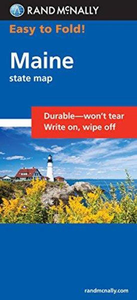 Maine, Easy to Fold Laminated Map Rand McNally