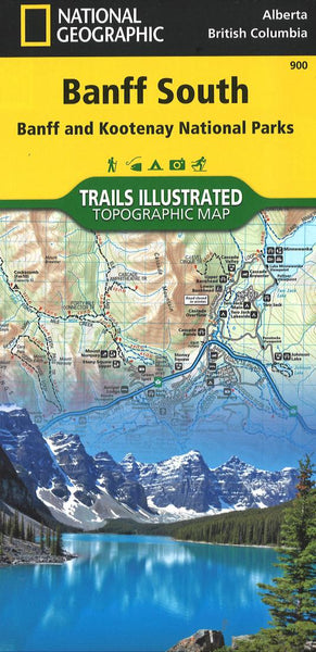 Banff South including Banff and Kootenay National Parks National Geographic Maps