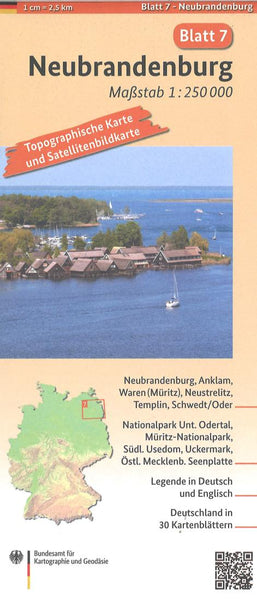 Neubrandenburg 1:250 000, blatt 7 Bundesamt für Kartographie und Geodäsie