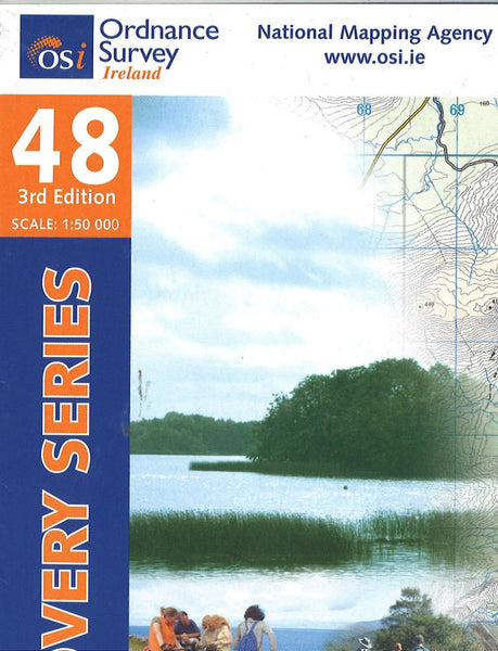 Offaly, Westmeath, Ireland Discovery Series #48 Ordnance Survey (Ireland)