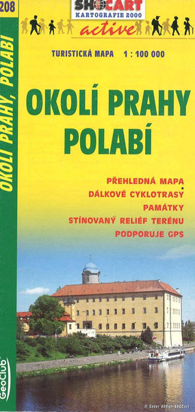 Okolí Prahy Polabí Tourist Map SHOCart Publishing House